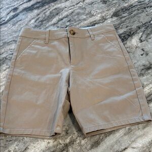 Crown & Ivy Kids Tan and Blue Striped Shorts